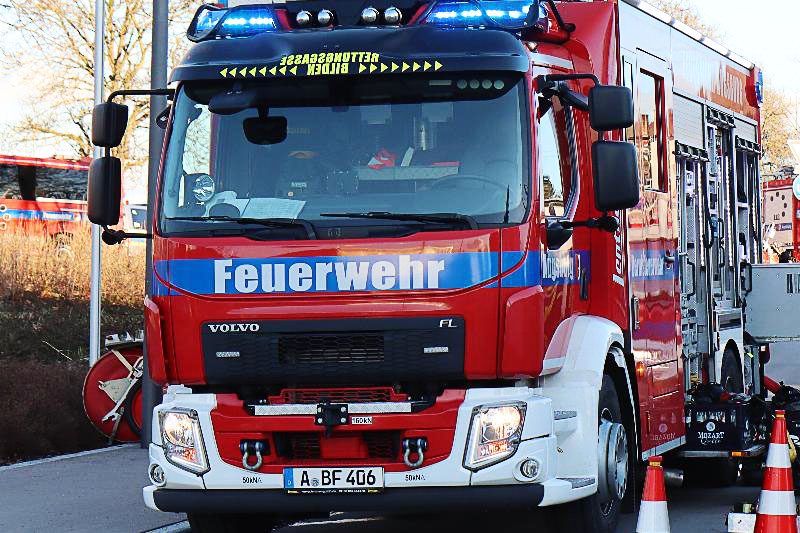 Feuerwehrfahrzeug Berufsfeuerwehr Augsburg