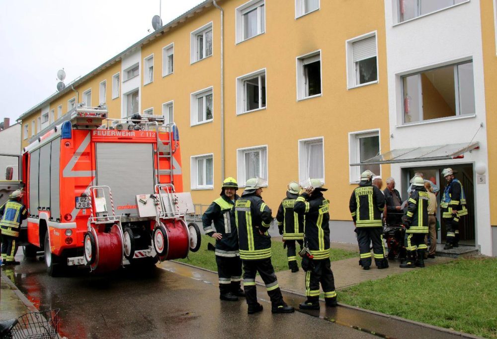 Brand, Feuerwehr Günzburg, Schwaben, Obeser, feuerwehr Günzburg