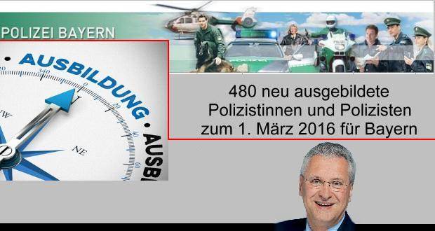 Polizei Bayern neue Stellen