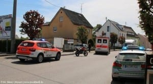Verkehrsunfall mit Motorrad Ichenhausen