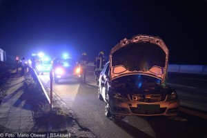 Verkehrsunfall auf der A8 zw. Günzburg und Leipheim am 30.04.2017 gegen 01.40 Uhr