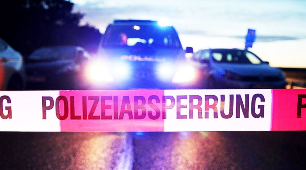 Polizeiabsperrung