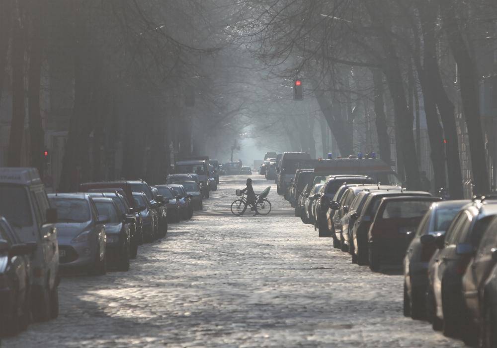 Parkende Autos