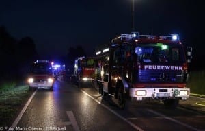 Kreis Günzburg - schwerer Verkehrsunfall B16 bei Ellzee