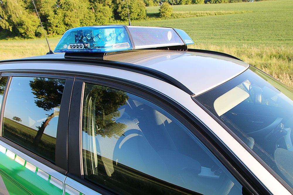 Polizeifahrzeug Blaulicht