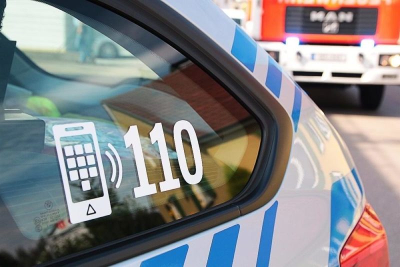 Polizei und Feuerwehr im Einsatz