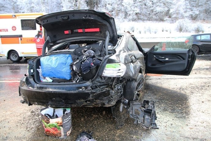 Unfall A8 Burgau – Guenzburg MAssenkarambolage 190120 24