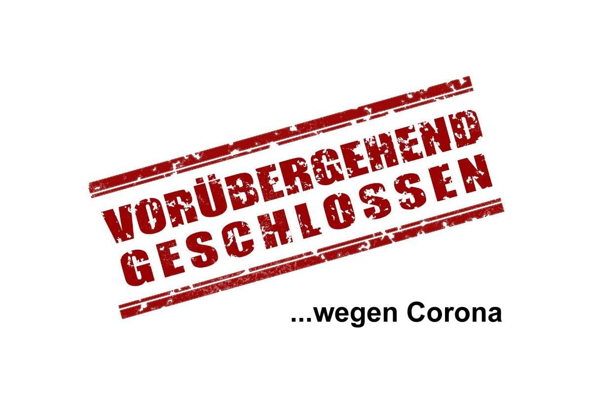 Geschlossen voruebergehend – corona