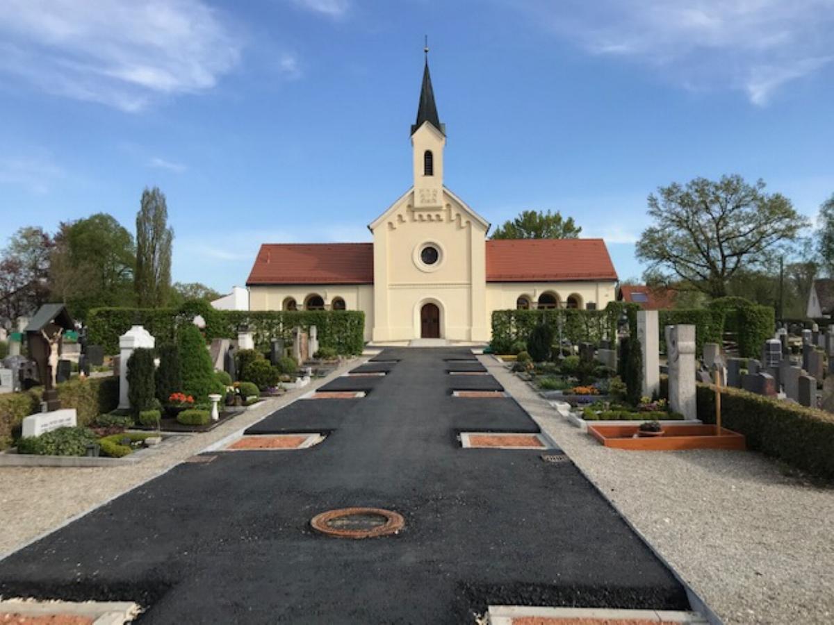 Friedhof Guenzburg Baustellenfortschritt