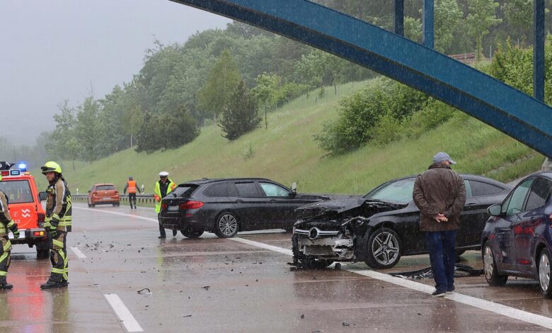 Unfall A8 GZ-Burgau 3 Pkws 23052020 4