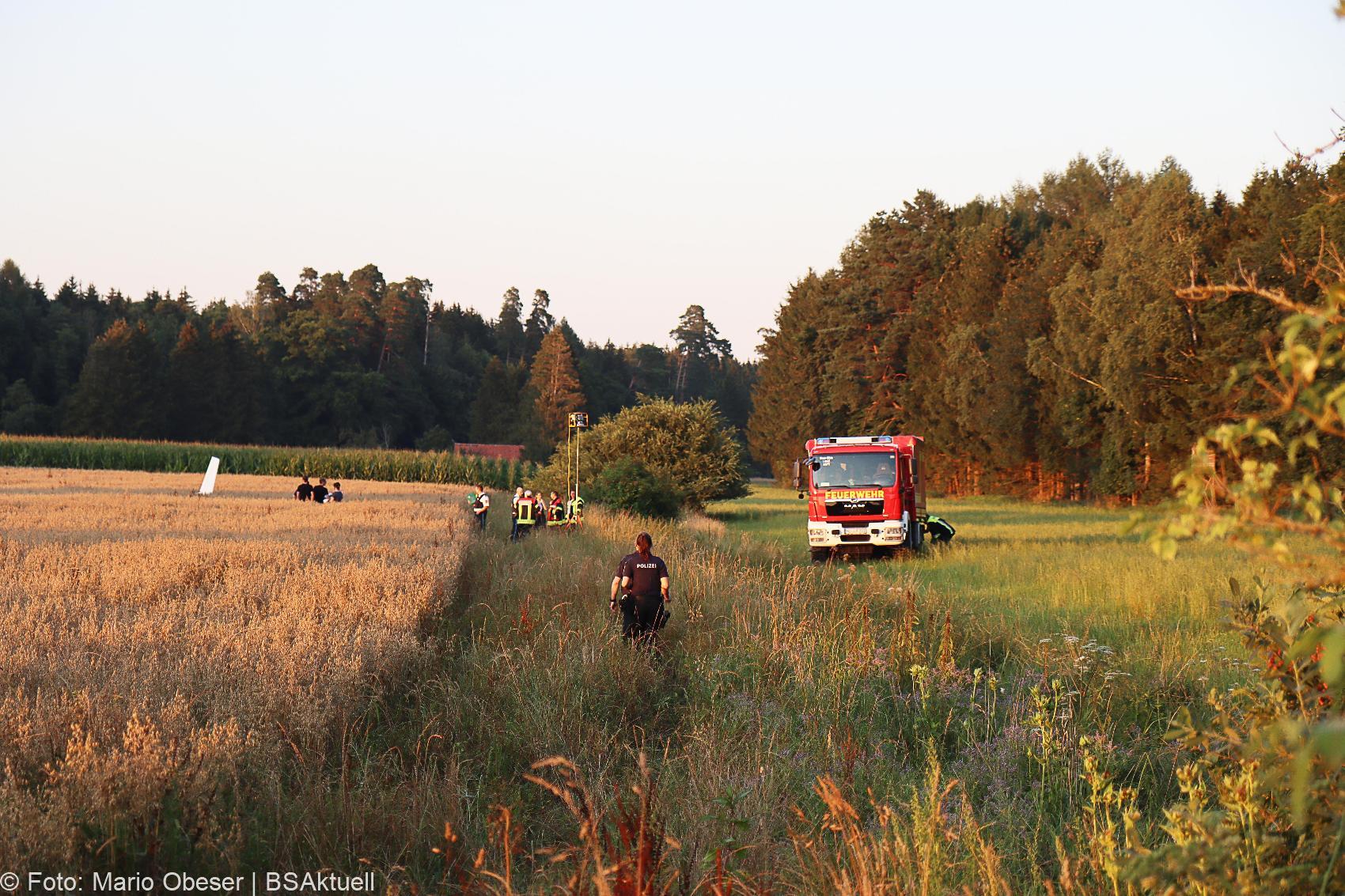 Absturz Segelflugzeug Emershofen Weissenhorn 07082020 16