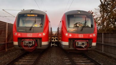 Berufsfeuerwehr Augsburg Zug evakuiert