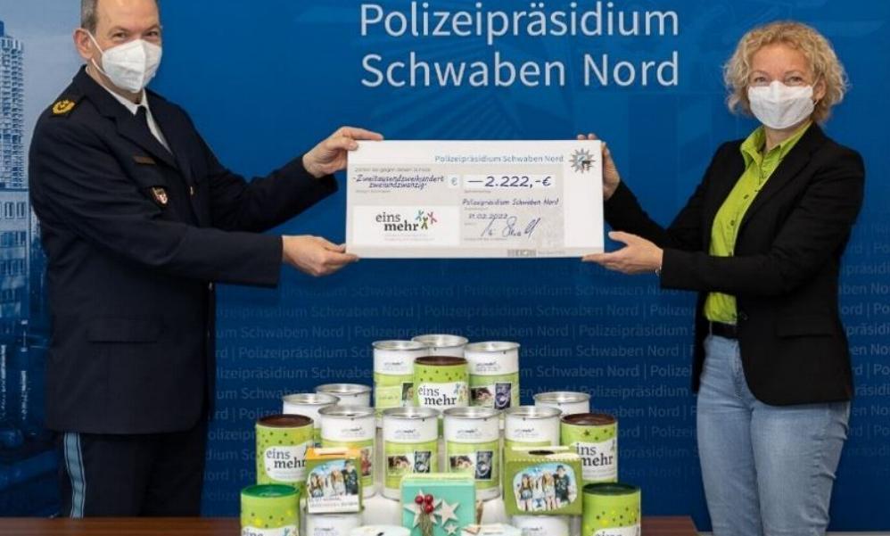 Polizei Schwaben Nord Spendenuebergabe 2022