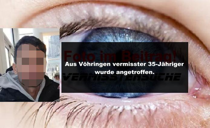 Vermisster Vöhringen angetroffen