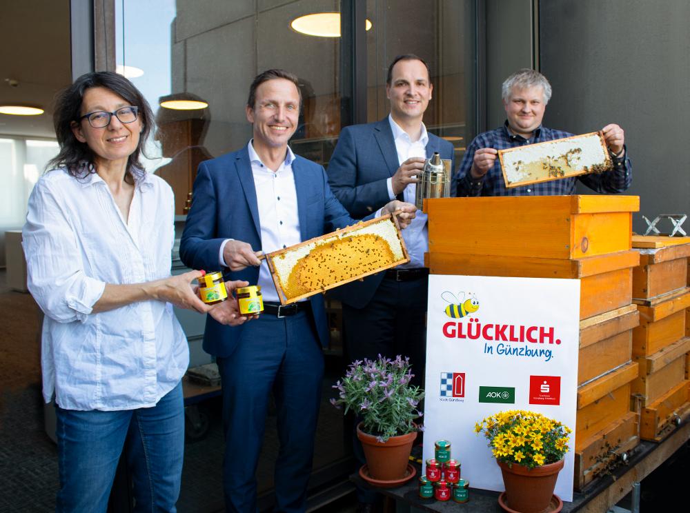 Projekt Nachhaltiges Guenzburg Bienenpatenschaft Sparkasse Günzburg-Krumbach