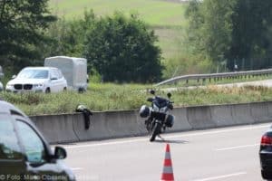 Unfall A8 Motorrad Deffingen 28082022