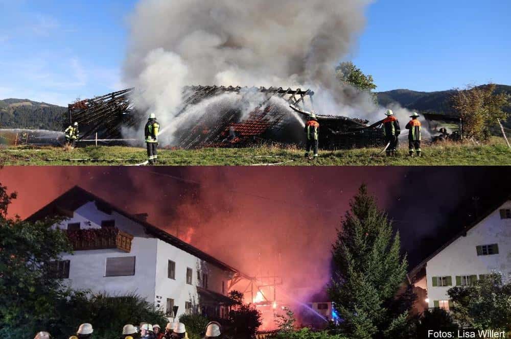 Brände im Allgäu