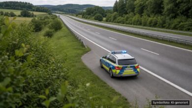 KI-generiertes Symbolfoto zu Verkehrsdelikt bei Dietmannsried, A7