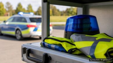 KI-generiertes Symbolfoto zu Verkehrsunfall bei Gerstetten