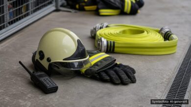 KI-generiertes Symbolfoto zu Brand bei Eppishausen