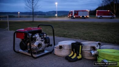 KI-generiertes Symbolfoto zu Brand bei Göppingen