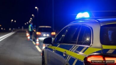 KI-generiertes Symbolfoto zu Verkehrskontrolle bei Leipheim