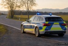 KI-generiertes Symbolfoto zu Verkehrsunfall bei Lindau
