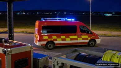 KI-generiertes Symbolfoto zu Brand bei Zusmarshausen-Wörleschwang