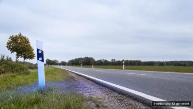 KI-generiertes Symbolfoto zu Verkehrsunfall bei Neusäß