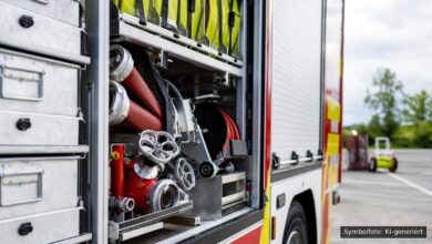 KI-generiertes Symbolfoto zu Brand bei Ballendorf (Ortsteil Mehrstetten)