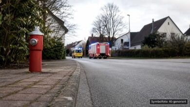 KI-generiertes Symbolfoto zu Brand bei Bad Boll