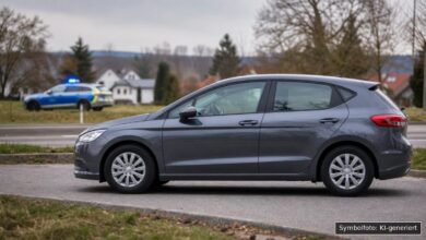 KI-generiertes Symbolfoto zu Verkehrsunfall bei Eberhardzell
