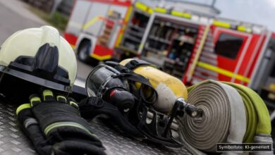 KI-generiertes Symbolfoto zu Brand bei Staudheim