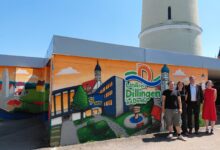 Beitragsbild zu Graffiti-Projekt verschönert Parkplatz des Landratsamts Dillingen