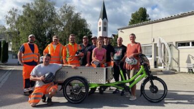 Beitragsbild zu Günzburg testet als erste Stadt Deutschlands XXL-Lastenrad für den Bauhof