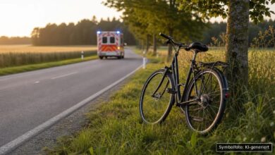 KI-generiertes Symbolfoto zu Verkehrsunfall bei Königsbrunn