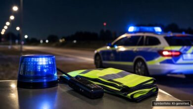 KI-generiertes Symbolfoto zu Polizeieinsatz bei Kaufbeuren