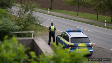 KI-generiertes Symbolfoto zu Verkehrsunfall bei Ulm, Michl-Erhart-Weg