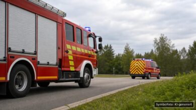 KI-generiertes Symbolfoto zu Brand bei Ulm, Sedanstraße