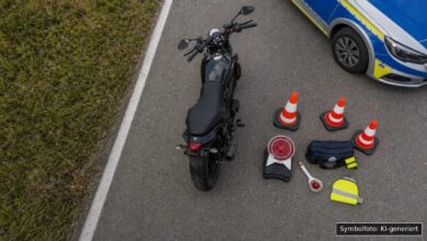 KI-generiertes Symbolfoto zu Polizeikontrolle bei Warthausen