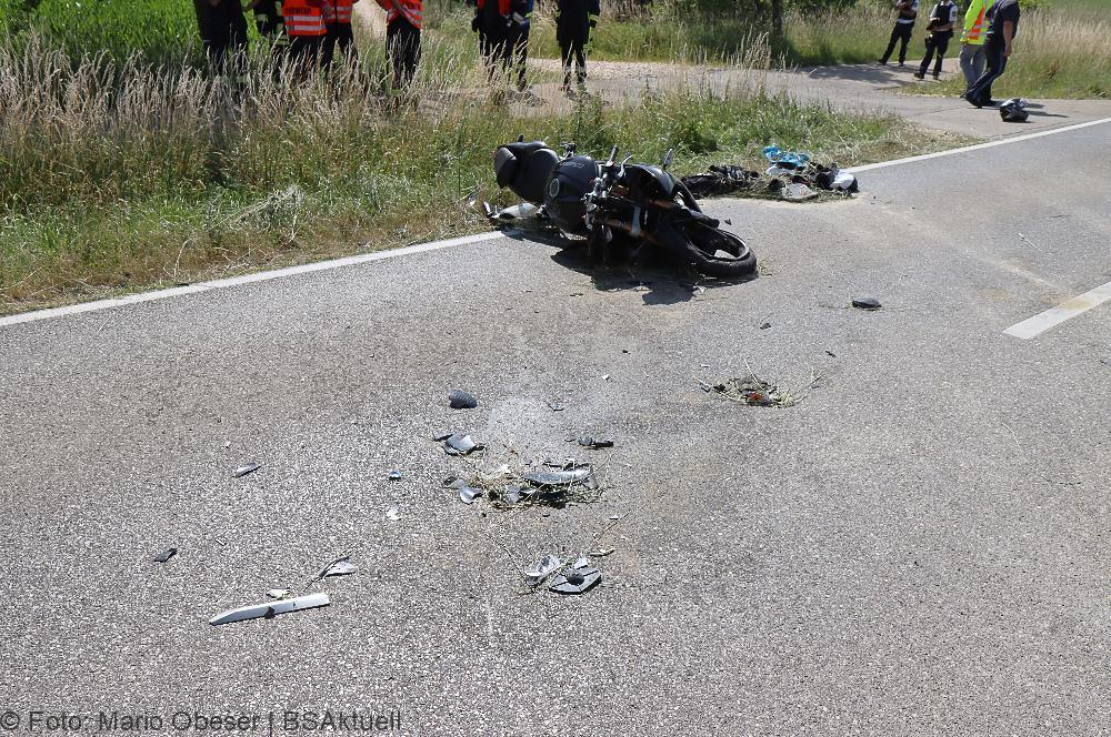 Unfall Roggenburg Motorrad Pkw 21062022