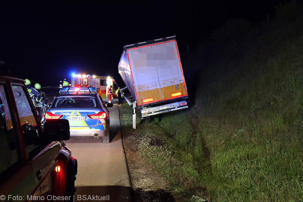 Unfall Lkw A8 Bubesheim 07052022