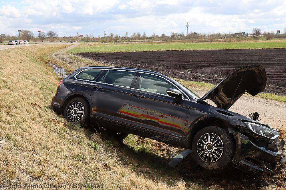 Unfall Scheppach Burgau Kreisverkehre