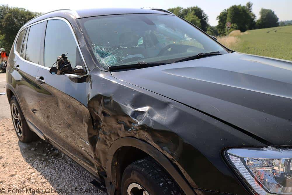 Unfall Roggenburg Motorrad Pkw 21062022