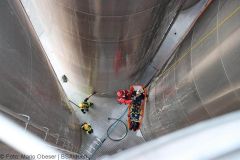 Leipheim Übung Rettung Silo 19072022 162