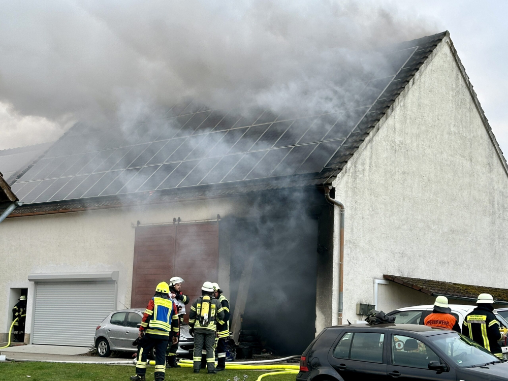 Brand in Gebäuse in Wettenhausen am 07.03.2024