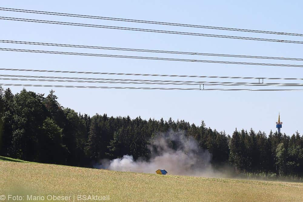 Sprengung Fliegerbombe Guenzburg 23062022
