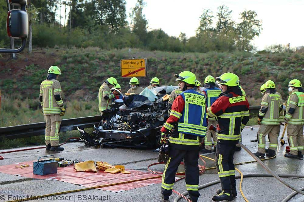 Unfall B16 Kleinkötz Munasenke 14092022